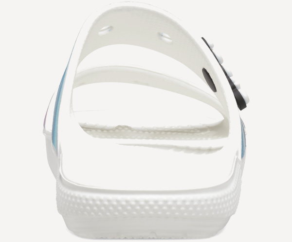 Сандалии Classic Crocs Solarized Sandal (EU 37-38 M5W7 СМ 22.9; blanc/multi-rayures)
